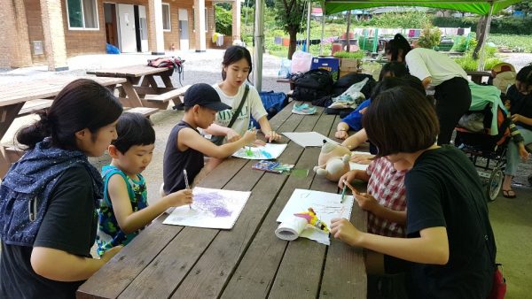 푸른꿈 캠프, 장애아동 미술심리지원 봉사참여 (2019.8.14~16)